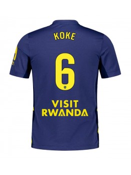 Billige Atletico Madrid Koke #6 Bortedrakt 2025-26 Kortermet